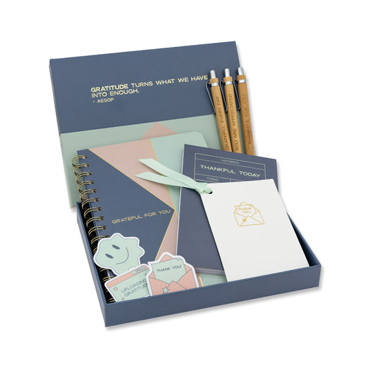 Stationery Set With Notebook, Notepad and Pens in Gift Box